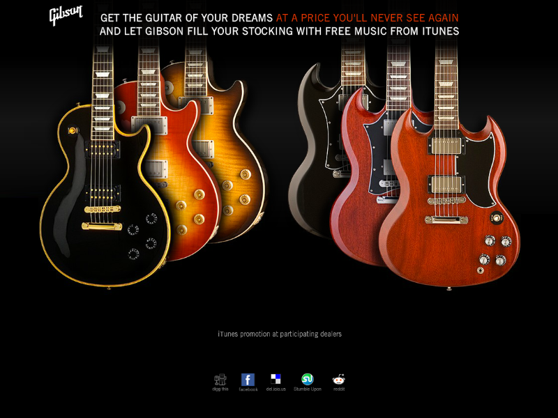 Gibson holiday campaign 1