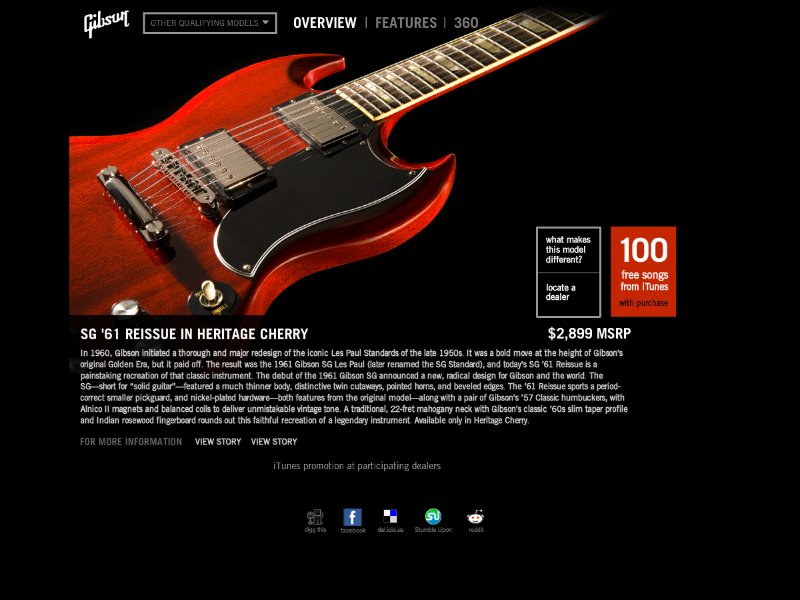 Gibson holiday campaign 2