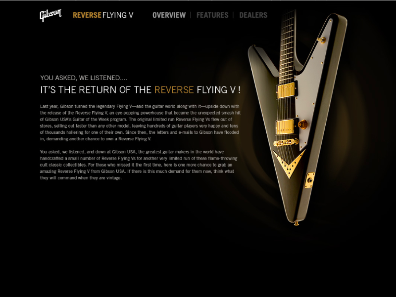 Gibson Reverse V guitar 1