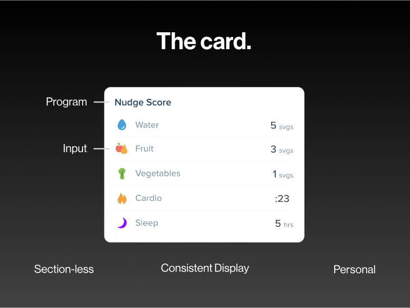 Nudge original card concept