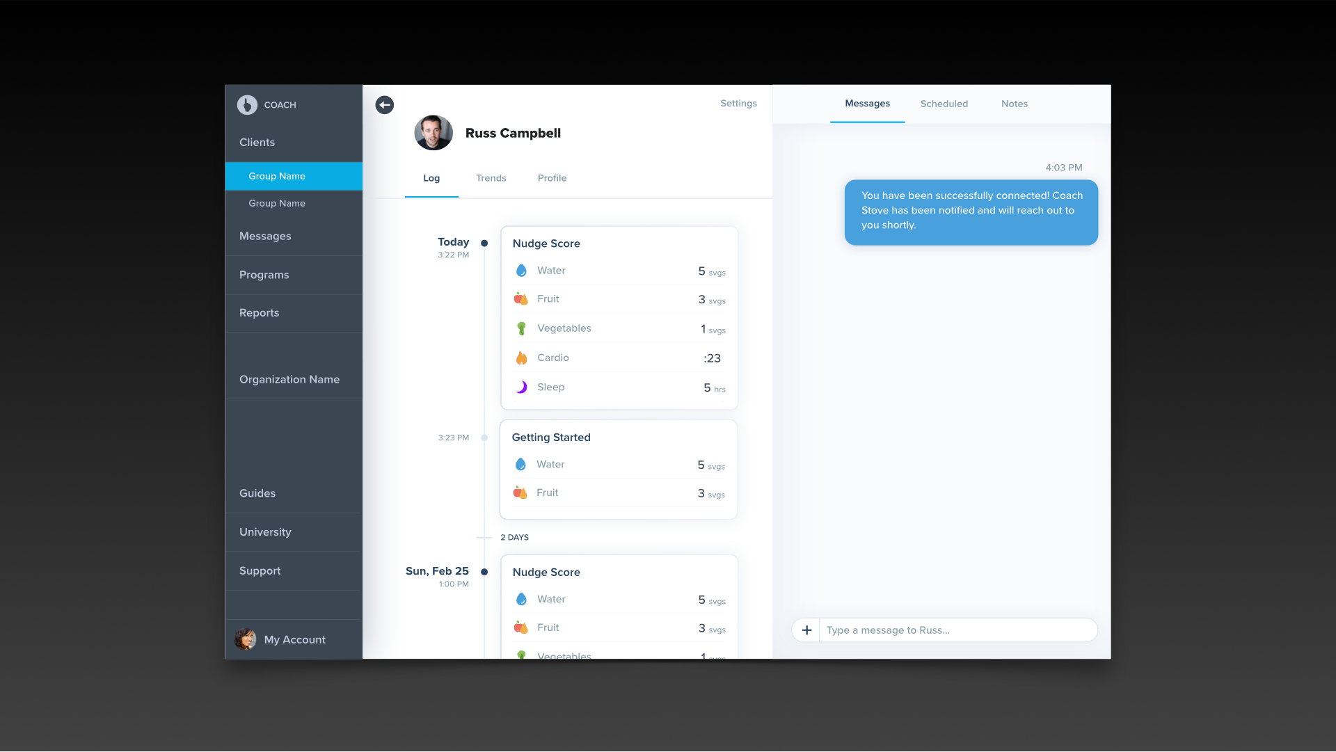 Nudge programs profile