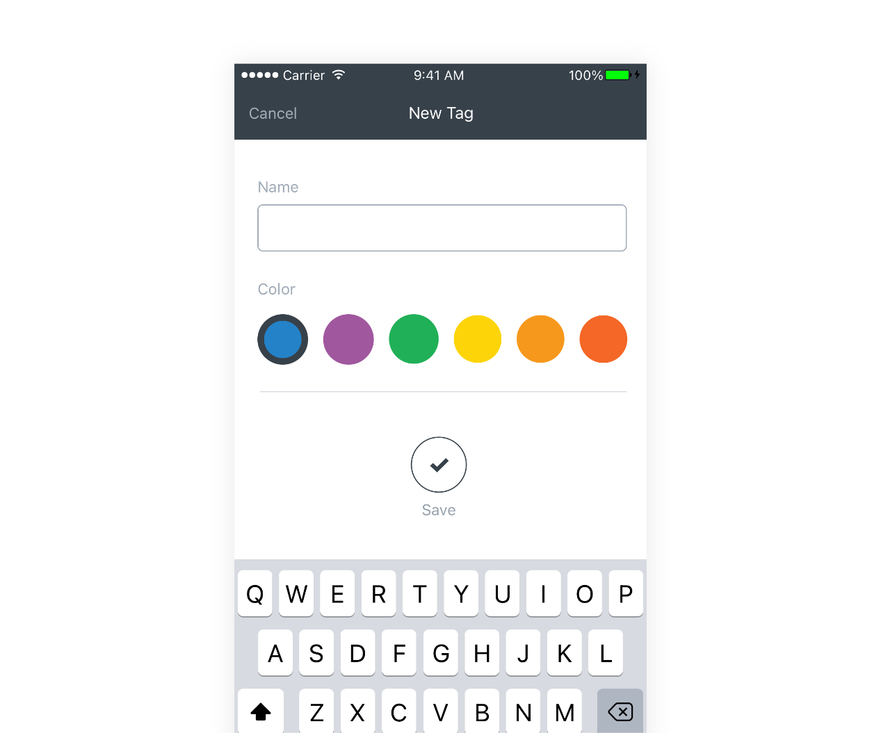 Patterns tag creation