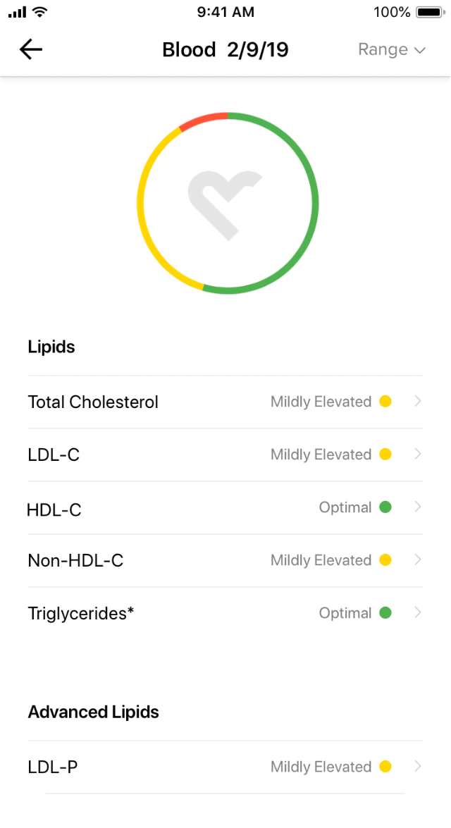 Salveo app interface